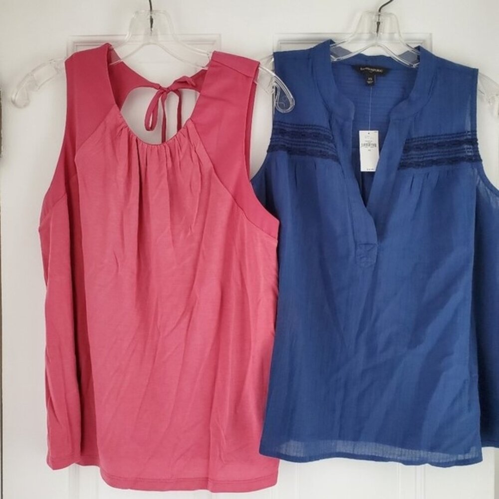 NWT, 2 BANANA REPUBLIC Tops - XS/S